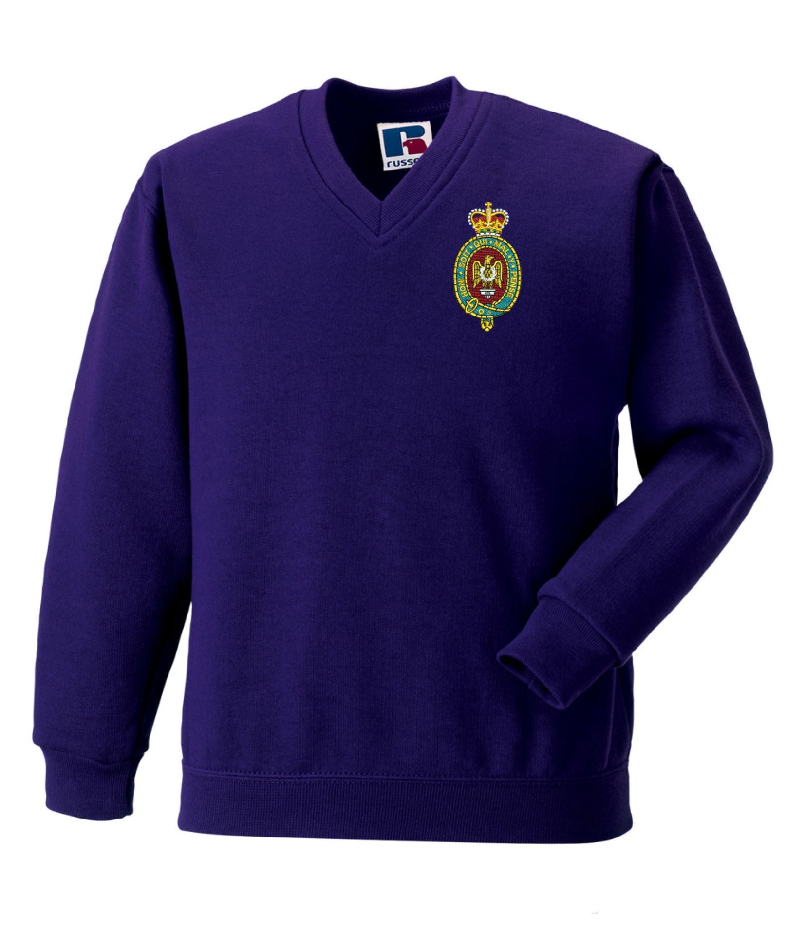 Blues And Royal V Neck Sweatshirt