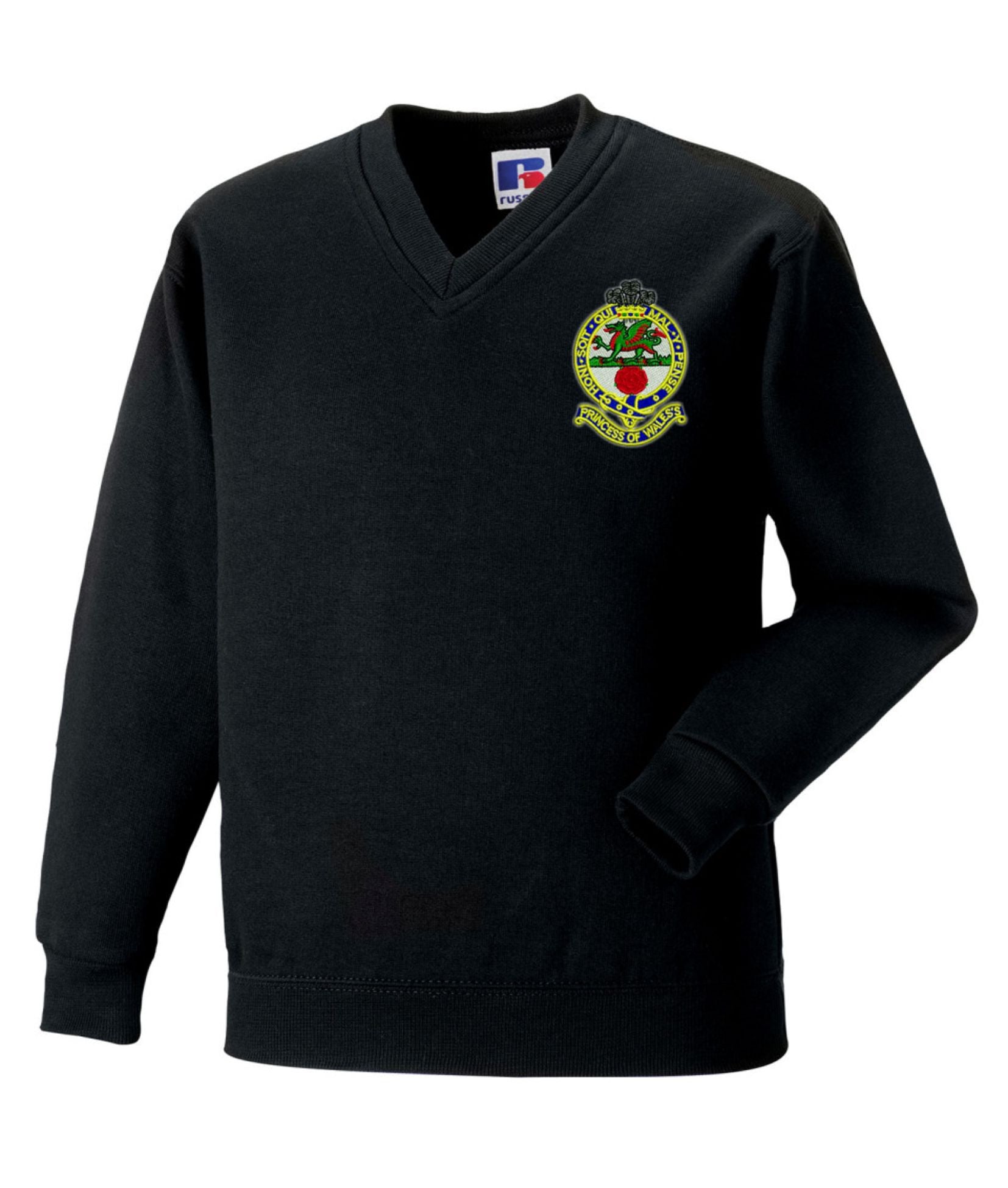 Princess of Wale's Royal Regiment V Neck Sweatshirt