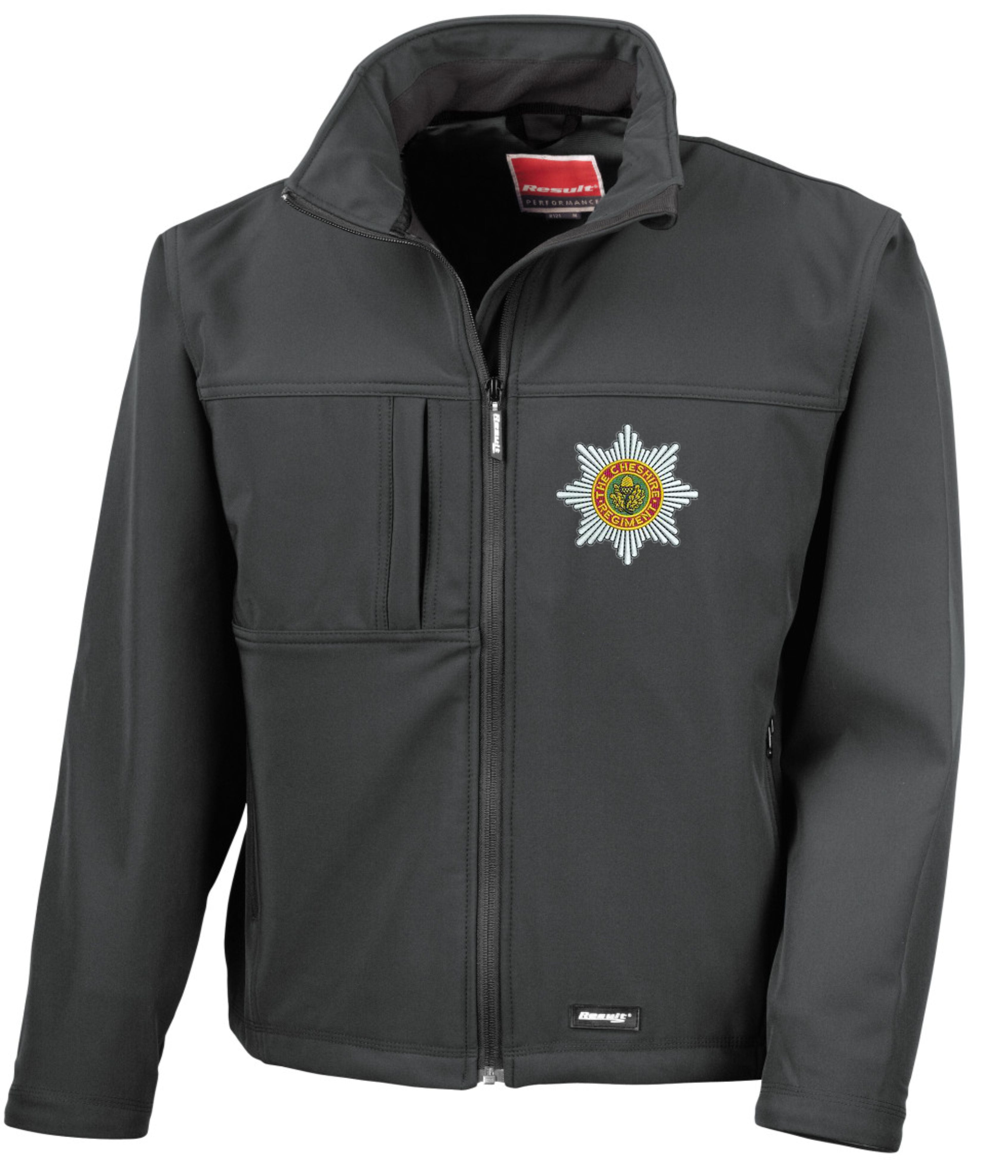 The Cheshire regiment softshell jacket