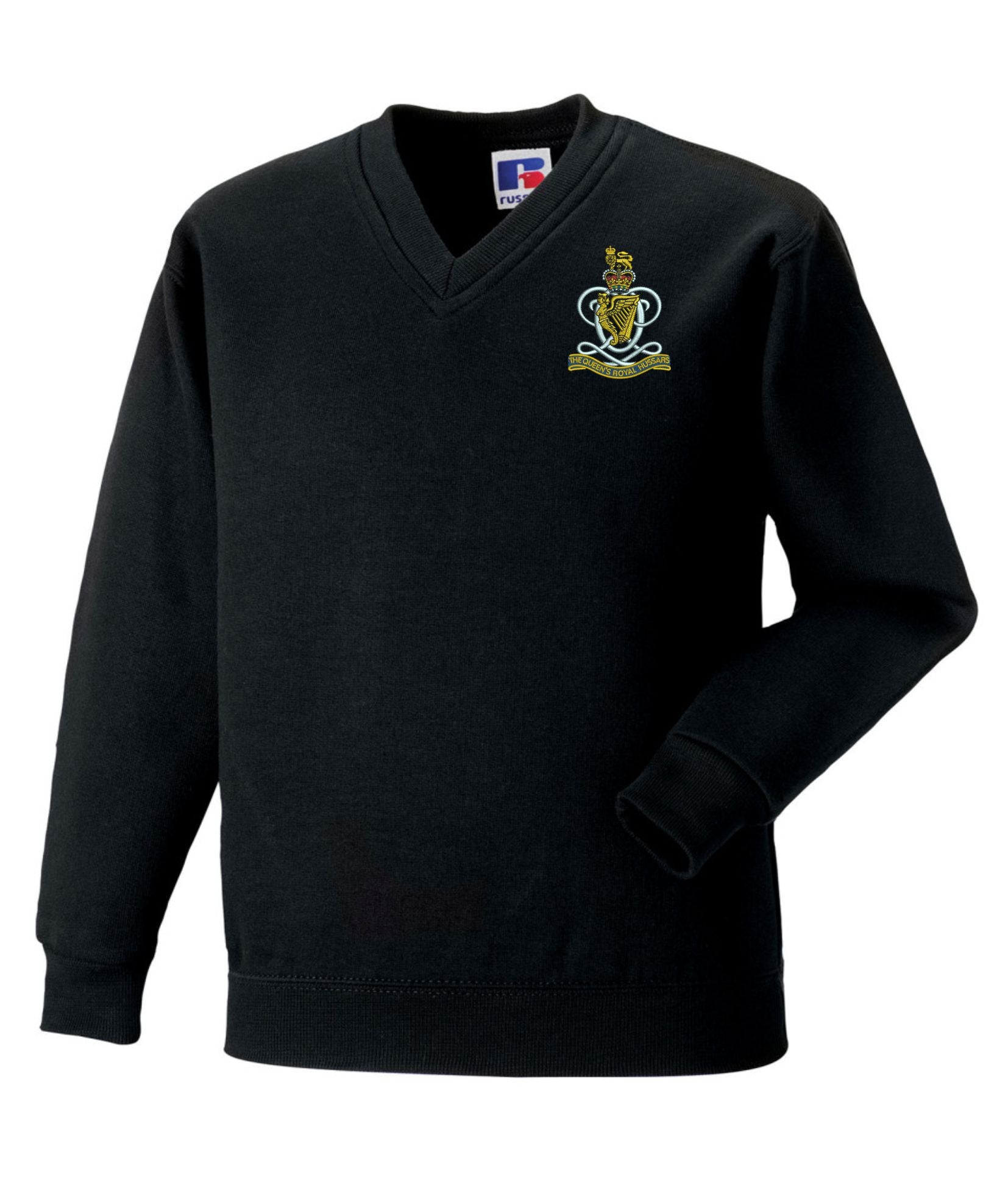Queens Royal Hussars V neck Sweatshirt