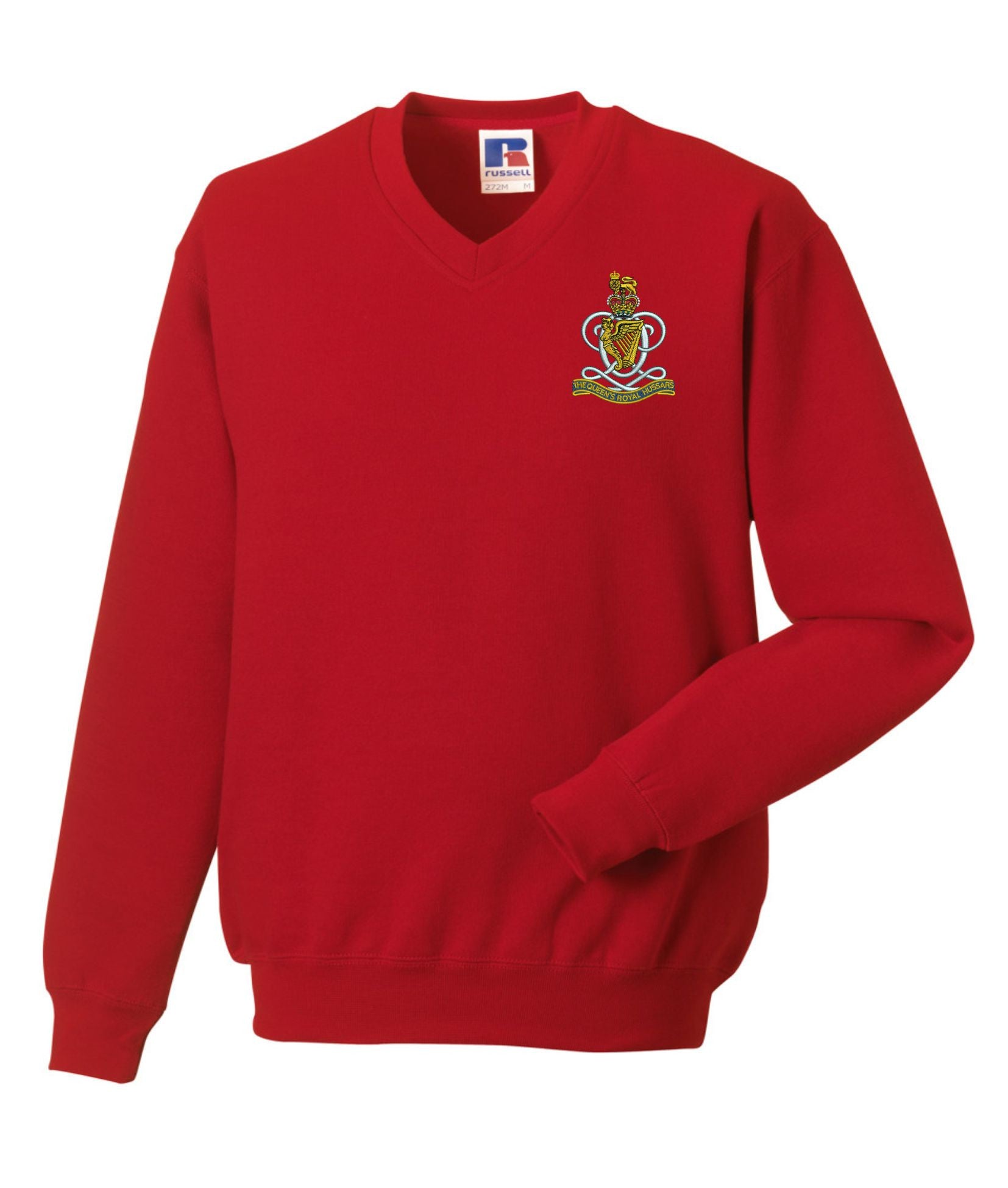 Queens Royal Hussars V neck Sweatshirt