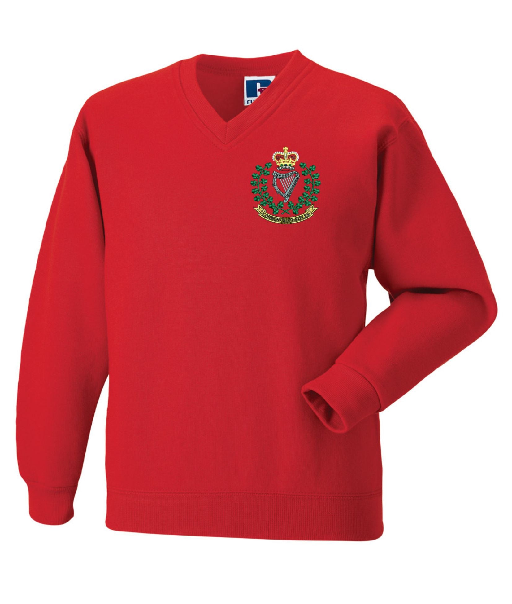 London Irish Rifles V Neck Sweatshirt