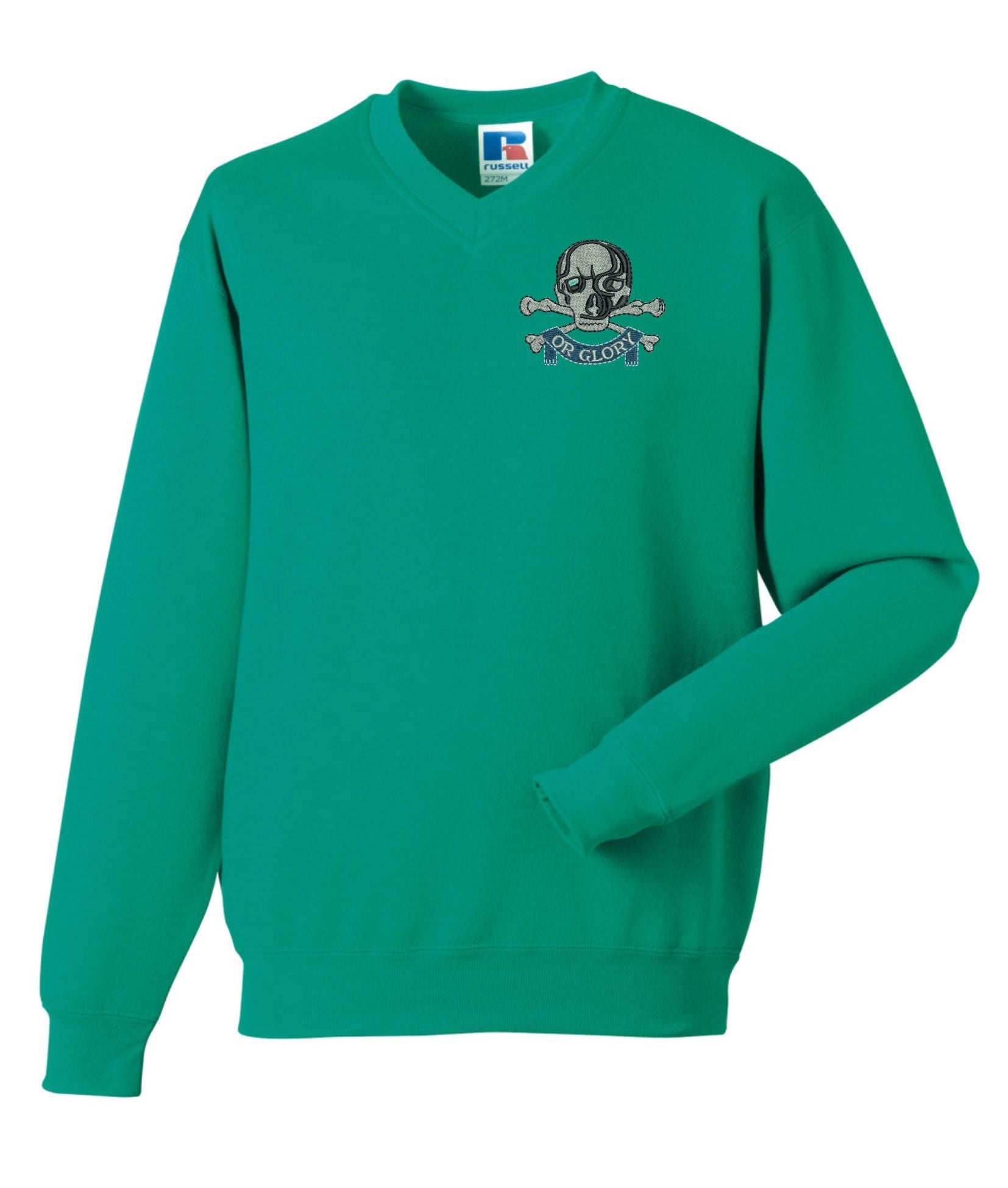 The Queens Royal Hussars V neckSweatshirt