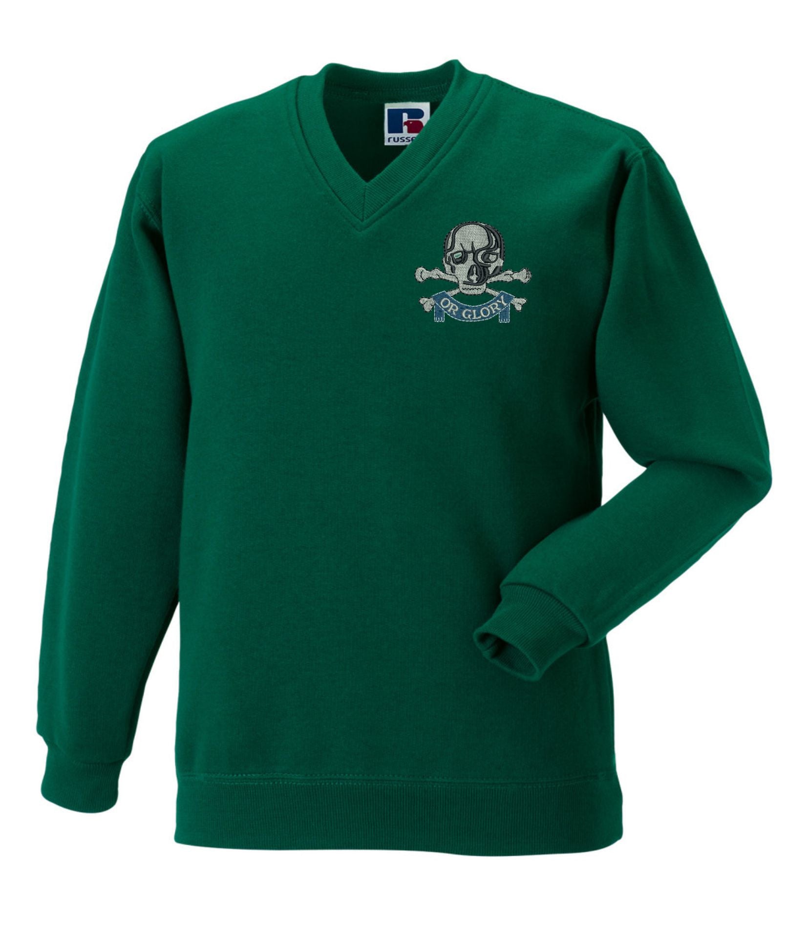 The Queens Royal Hussars V neckSweatshirt