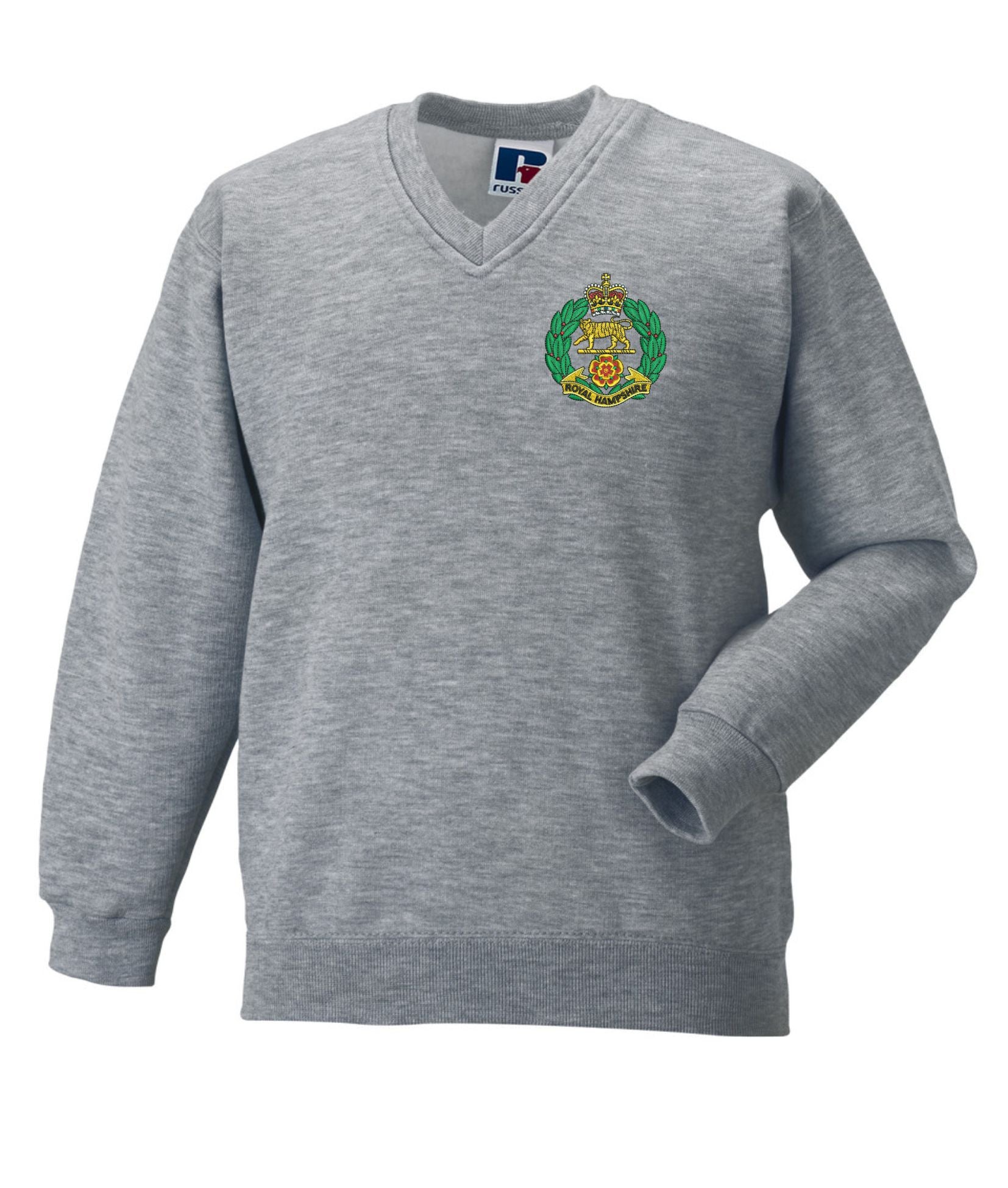 Royal Hampshire Regiment V Neck Sweatshirts