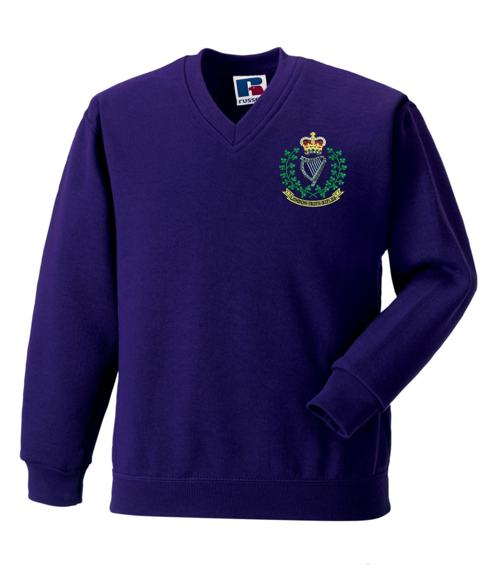 London Irish Rifles V Neck Sweatshirt