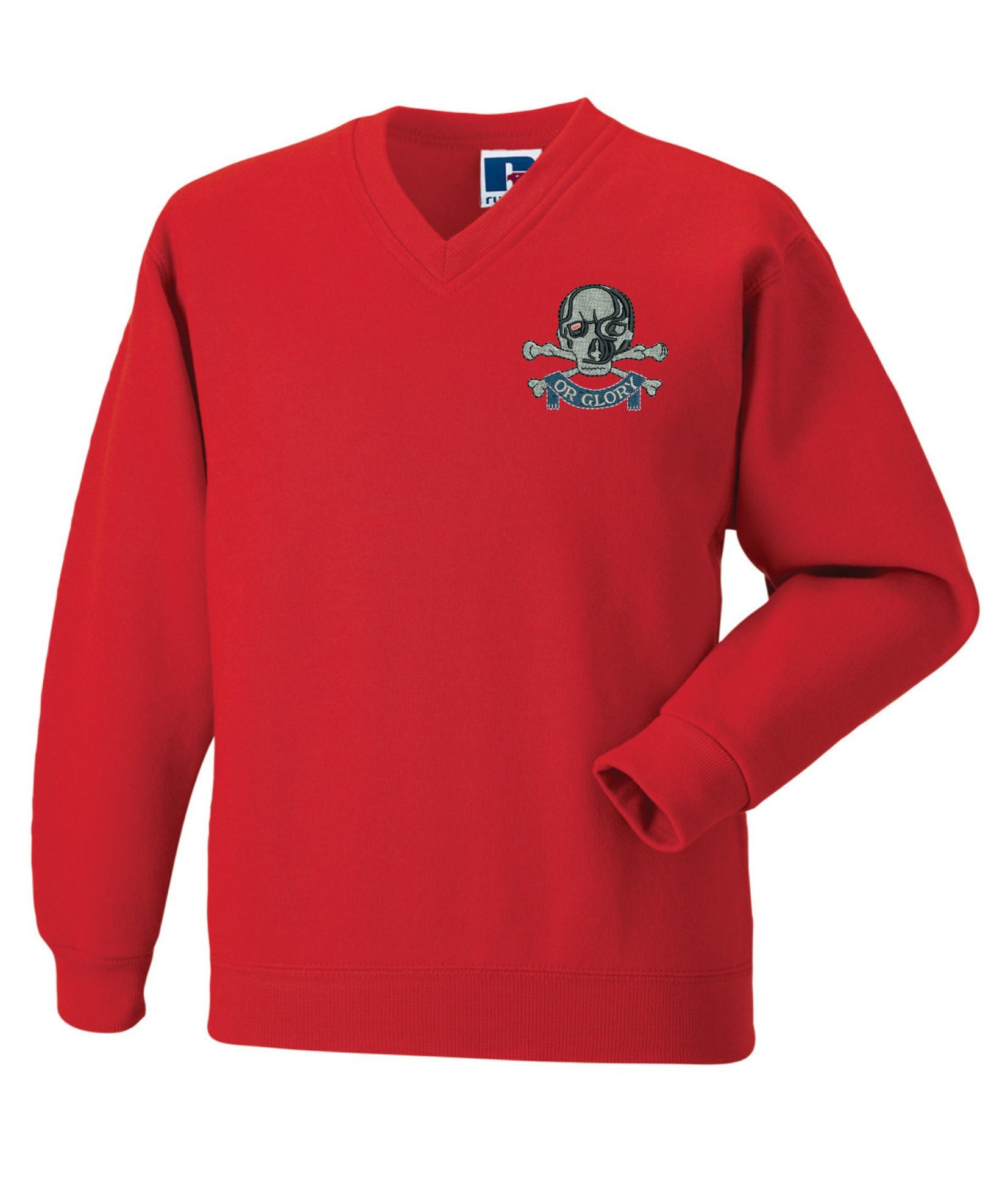 The Queens Royal Hussars V neckSweatshirt