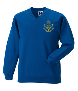 Queens Own Highlanders V Neck Sweatshirt