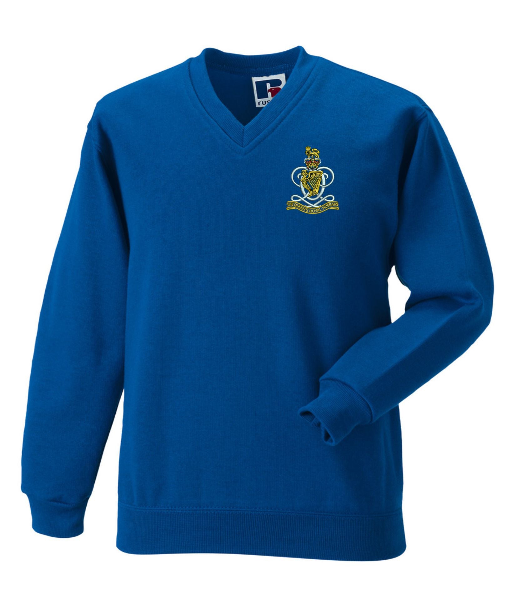 Queens Royal Hussars V neck Sweatshirt